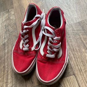 Red Old Skool Vans